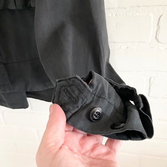 NWOT Revolve x Pistola Black button down Military jacket Oversized XS - Picture 8 of 13